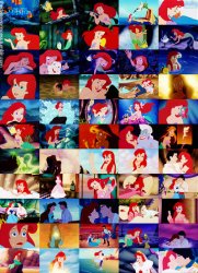 the many faces of ariel Meme Template