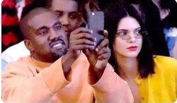 Kanye taking a picture Meme Template