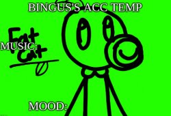 Bingus's Acc temp v.2 Meme Template