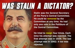 Stalin isnt a dictator Meme Template