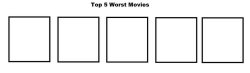 top 5 worst movies Meme Template