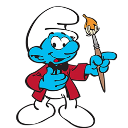 Painter Smurf | Smurfs Wiki | Fandom Meme Template