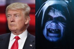 Donald Trump Emperor Palpatine Darth Sidious JPP Meme Template