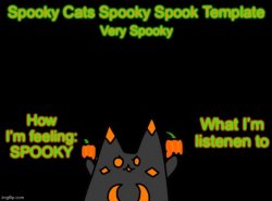 Spooky_Cats spooky template Meme Template