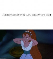 thumbelina hates who Meme Template