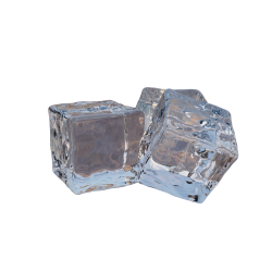 Three artificial ice cubes. 12658453 PNG Meme Template