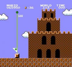 Super Mario Castle Meme Template