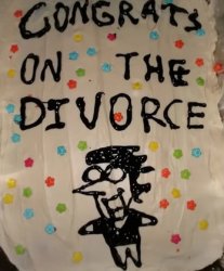 congrats on the divorce Meme Template