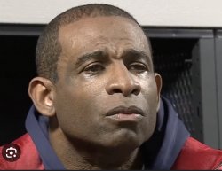 Deion crying Meme Template