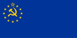 EUSSR (European USSR) flag Meme Template