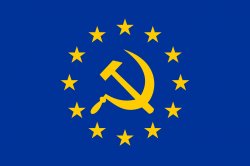 EUSSR (European USSR) flag Meme Template