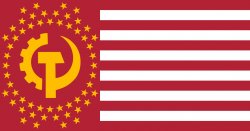 USSA (United Socialist States of America) flag Meme Template