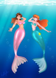 nintendo mermaids Meme Template