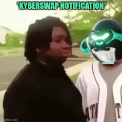 Kyberswap notification Meme Template
