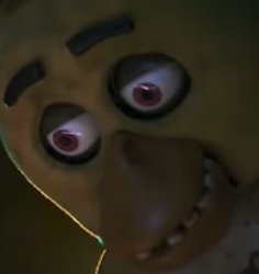 Mentally scarred Chica Meme Template