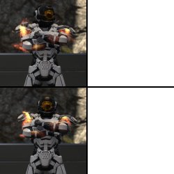 Halo Spartan Disapproves Meme Template