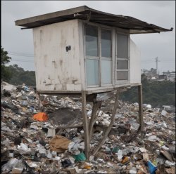 House on a Garbage Heap Meme Template