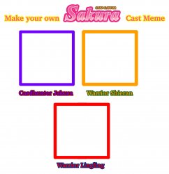 Make your own Cardcaptor Sakura Cast Meme 3 Meme Template