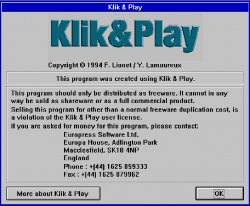 Klik & Play Register Meme Template