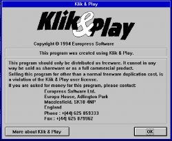 Klik & Play Register Meme Template