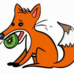 Fox biting kiwi Meme Template