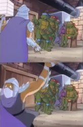 it's Shredder WHERE Meme Template