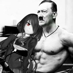 Hitler anime girl Meme Template