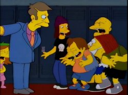 Simpsons Principal Skinner Crying Meme Template
