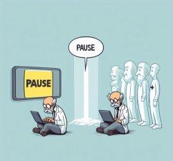 pause the pc Meme Template