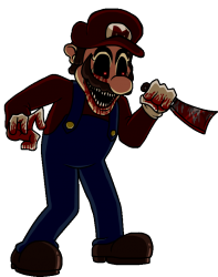 Mario exe Meme Template