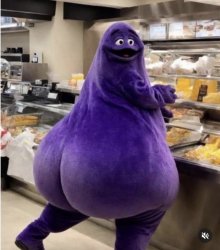 Grimace Meme Template