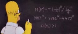 homer calculating Meme Template