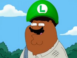 Black Luigi Peter Griffin Meme Template