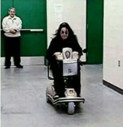 OZZY ON A MOBILITY SCOOTER Meme Template