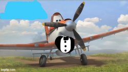 Tuxedo Dusty Crophopper Meme Template