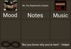 Idk's Regretevator Template Meme Template