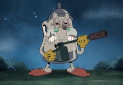 Elder Kettle Flamethrower Meme Template