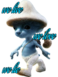 Smurf cat Meme Template