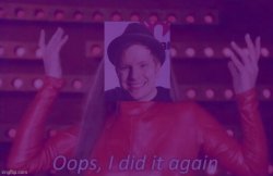 Oops I did it again (Patrick Stump edition) Meme Template