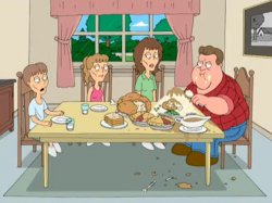 fat john goodman with starving family Meme Template