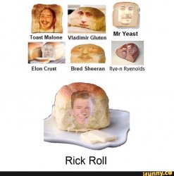 The 7 Horsemen of bread Meme Template
