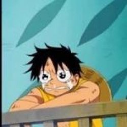 crying luffy Meme Template