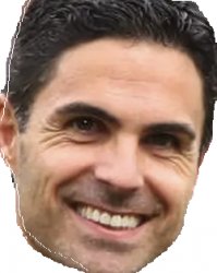 arteta face Meme Template