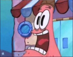 Scared Patrick | Know Your Meme Meme Template