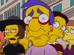 The Simpsons: Disturbing Milhouse moment had extremely dark insp Meme Template