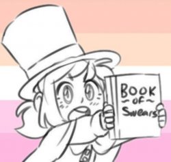 Hat kid with book of swears Meme Template