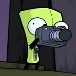 GIR holding a camera Meme Template