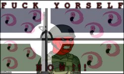 Wojak Eroican Soldier Tells You to BTFU/FYS/GFF (Ver. II) Meme Template