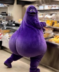 Grimace Meme Template