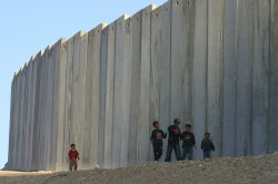 Israel's secure border wall with Gaza. Walls are over-rated. Meme Template